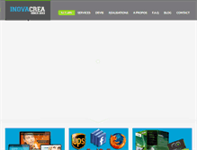 Tablet Screenshot of inovacrea.com
